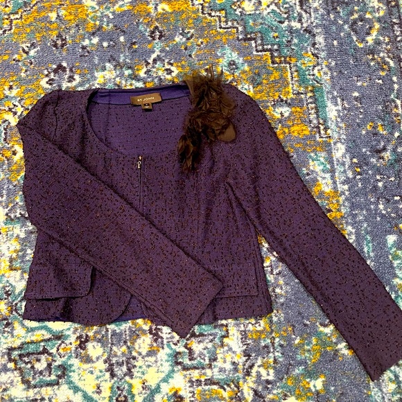 cropped evening jacket